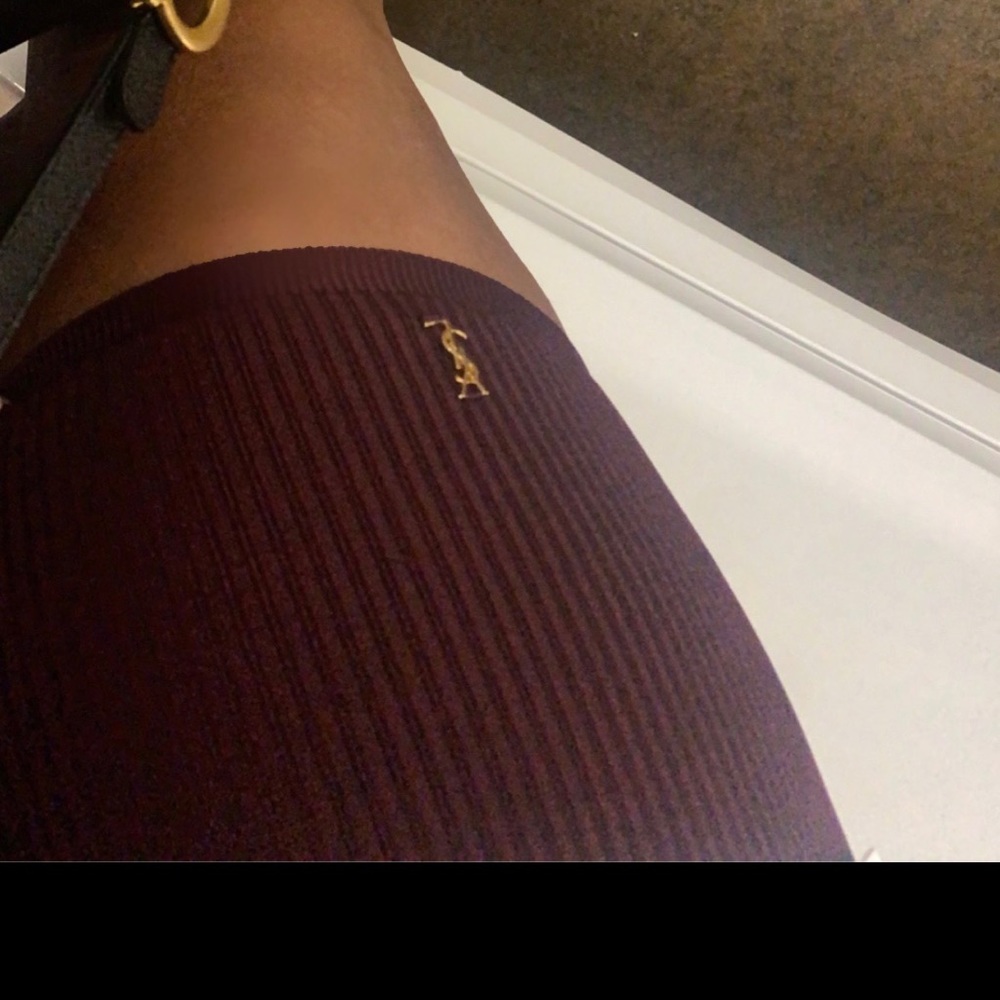 YSL Ribbed Shorts - Picture 3 of 4